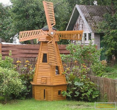 moulin de jardin décoratif